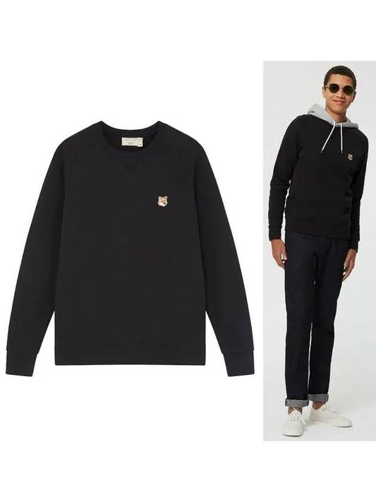 Fox Head Patch Classic Sweatshirt Black - MAISON KITSUNE - BALAAN 2