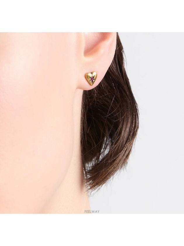 Lucky Charms Stud Metal Earrings Gold Set - DIOR - BALAAN 7