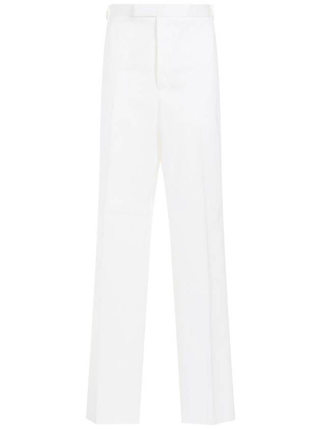 Chino Pants MTR089U 03788 100 WHITE - THOM BROWNE - BALAAN 2