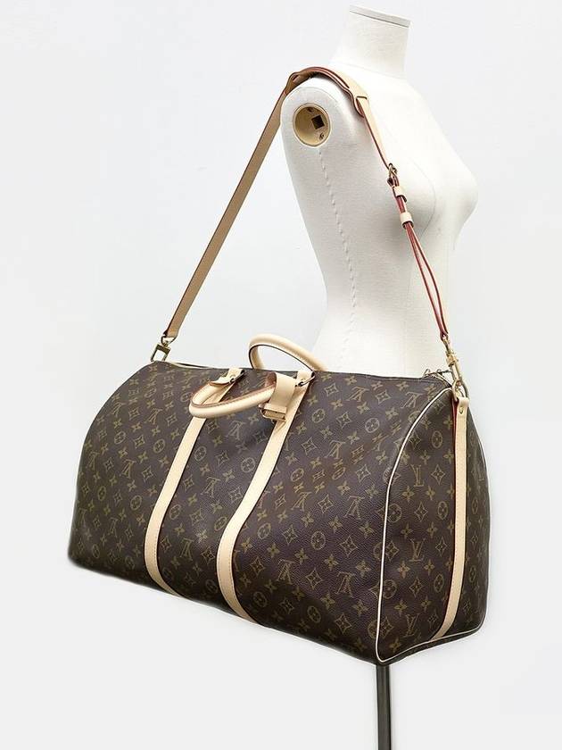 Monogram Keepall 55 Bandouli re Boston Bag 4VLVB23453 - LOUIS VUITTON - BALAAN 10