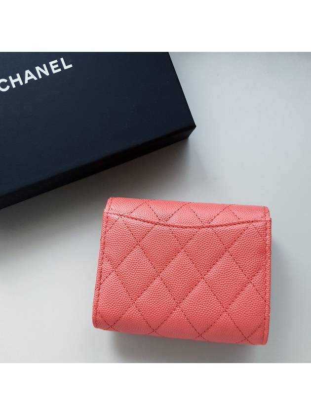 Classic new mini 3fold wallet red gold plated - CHANEL - BALAAN 6