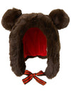 Kids fur hat 2476510816 BROWN - MINI RODINI - BALAAN 2