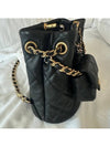 Small Backpack Calfskin Gold Metal Black - CHANEL - BALAAN 8