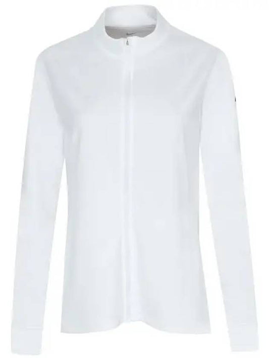 Women's Dri Fit UV Victory Full Zip Up Jacket White - NIKE - BALAAN 2