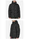 Men's Wappen Patch Crinkle Wraps Padding Black - STONE ISLAND - BALAAN 5