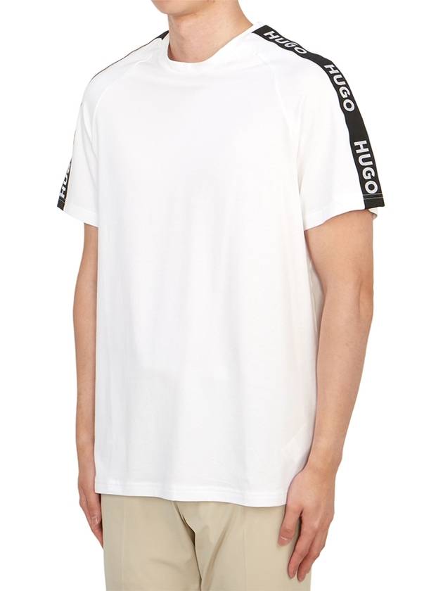 Logo Cotton Short Sleeve T-shirt White - HUGO BOSS - BALAAN 3