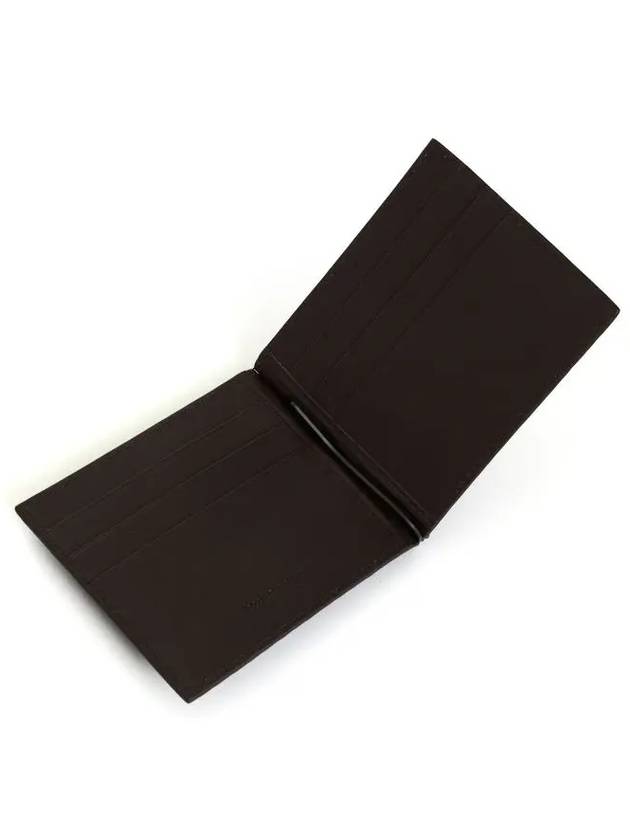 Intrecciato Money Clip Card Wallet Dark Brown - BOTTEGA VENETA - BALAAN 7