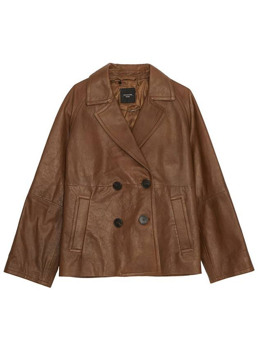 15441021650 ORIA 001 Women s Leather Jacket - MAX MARA - BALAAN 1