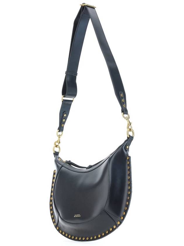 Naoko Studded Leather Shoulder Bag Black - ISABEL MARANT - BALAAN 4