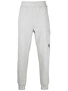 Men's Lens Cargo Pocket Track Pants Grey - CP COMPANY - BALAAN 3