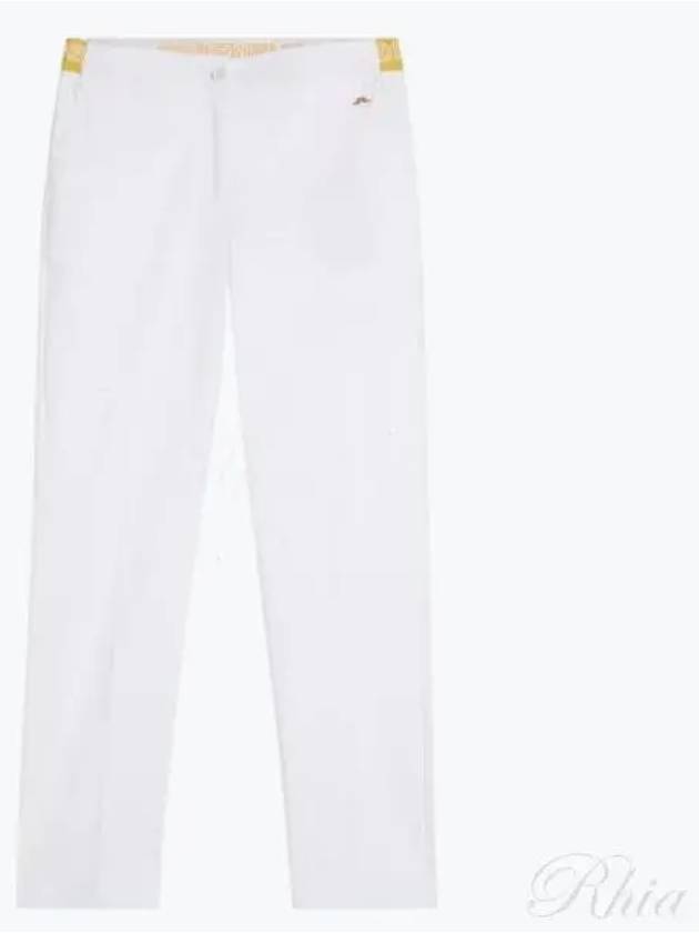 Women's Eleonora Straight Pants White - J.LINDEBERG - BALAAN 2