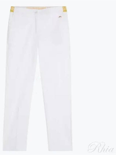 Women's Eleonora Straight Pants White - J.LINDEBERG - BALAAN 2