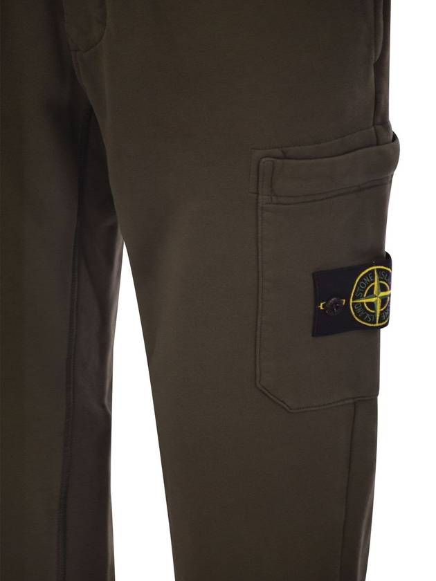 Cotton trousers with drawstring - STONE ISLAND - BALAAN 4