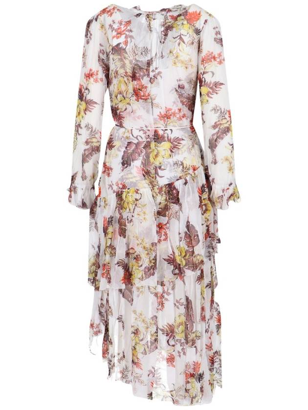 n Midi Dress 9069DMAT ITRF IVORYTROPICALFLORAL - ZIMMERMANN - BALAAN 3