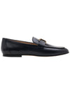 Tods T Timeless Leather Loafers Black - TOD'S - BALAAN 3
