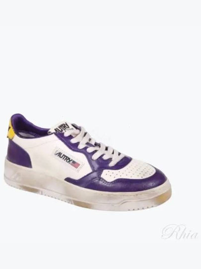 Medalist Super Vintage Low Top Sneakers Purple - AUTRY - BALAAN 2