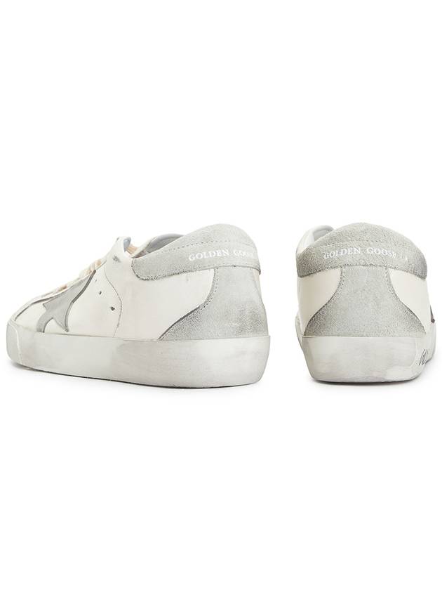 Super Star Suede Leather Low Top Sneaker White - GOLDEN GOOSE - BALAAN 8