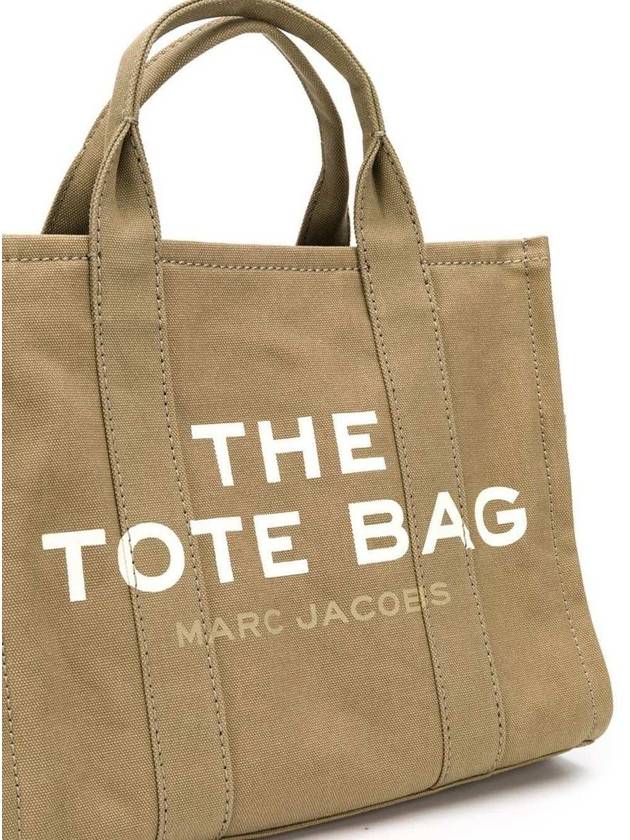 Logo Medium Canvas Tote Bag Slate Green - MARC JACOBS - BALAAN 4