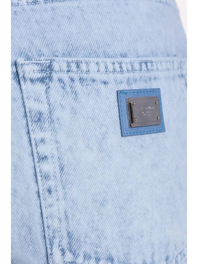 Dolce & Gabbana Jeans With Logo, Women's, Light Blue - DOLCE&GABBANA - BALAAN 5