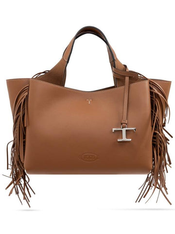 Tod’s Fringed Handbag, Women's, Brown - TOD'S - BALAAN 1