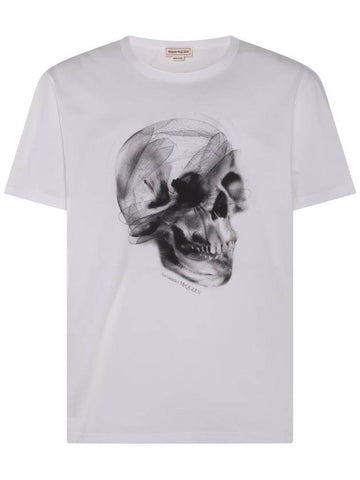 24 ss White Cotton T-Shirt 776326QTAAV0909 B0481010442 - ALEXANDER MCQUEEN - BALAAN 1