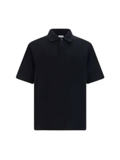 Striped Cuff Polo Shirt Black - BURBERRY - BALAAN 2