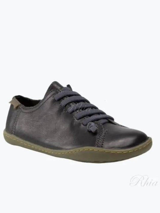 Peu Leather Low Top Sneakers Black - CAMPER - BALAAN 2