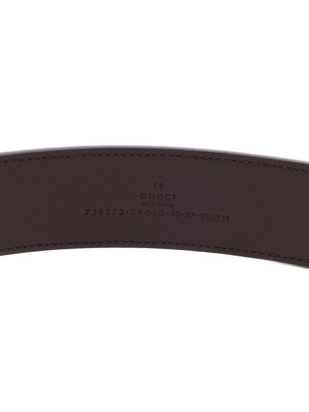 Blondie Belt Brown Beige Ebony - GUCCI - BALAAN 7