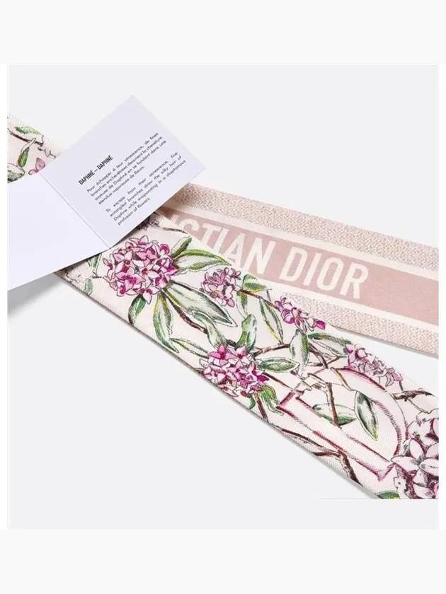 D Daphné Silk Twill Scarf Ivory - DIOR - BALAAN 6