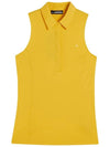 SS Golf Sleeveless Dena Sleeveless Top Citrus - J.LINDEBERG - BALAAN 1