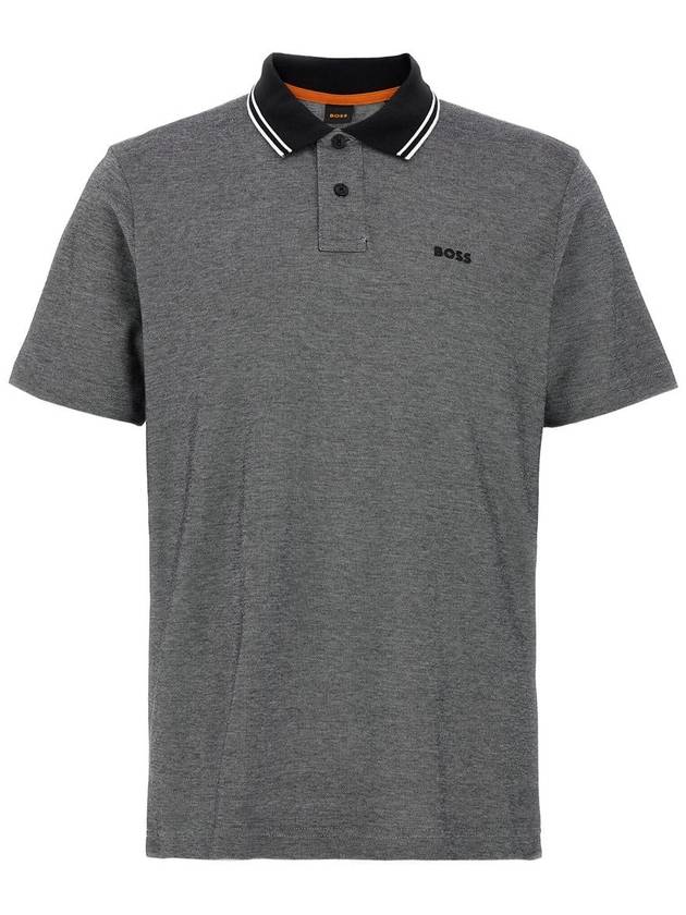 logo print polo shirt 50507814 - HUGO BOSS - BALAAN 2