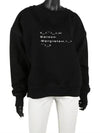 Font Generator Logo Sweatshirt Black - MAISON MARGIELA - BALAAN 2