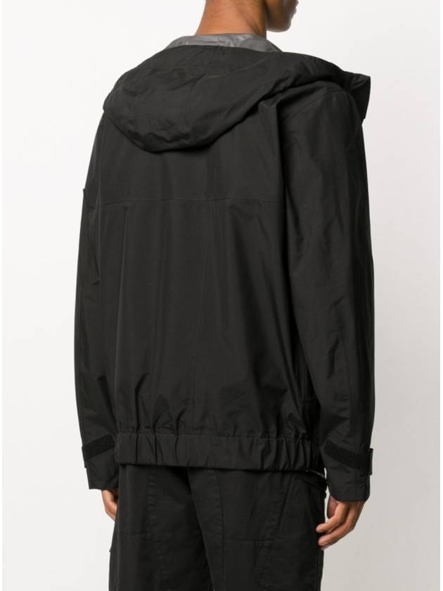 Shadow Project Waffen Goretax Hooded Jacket Black - STONE ISLAND - BALAAN 5