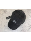 Stock Low Pro Ball Cap Black - STUSSY - BALAAN.