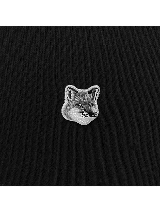 Grey Fox Head Patch Classic Sweatshirt Black - MAISON KITSUNE - BALAAN 6