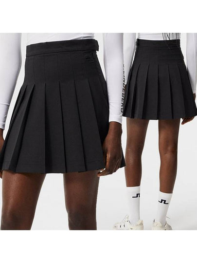 Women's Adina Golf Skirt Skirt Black - J.LINDEBERG - BALAAN 2