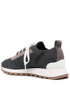 Monile Knit Low Top Sneakers Black - BRUNELLO CUCINELLI - BALAAN.