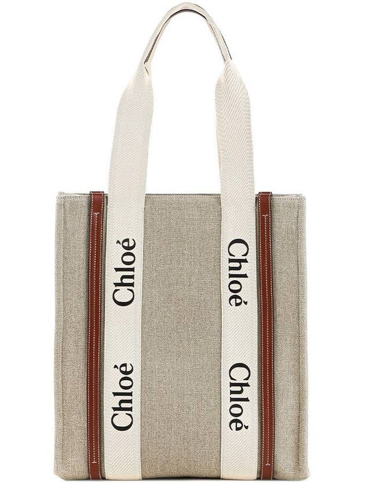 Woody Tote Bag Beige - CHLOE - BALAAN 2