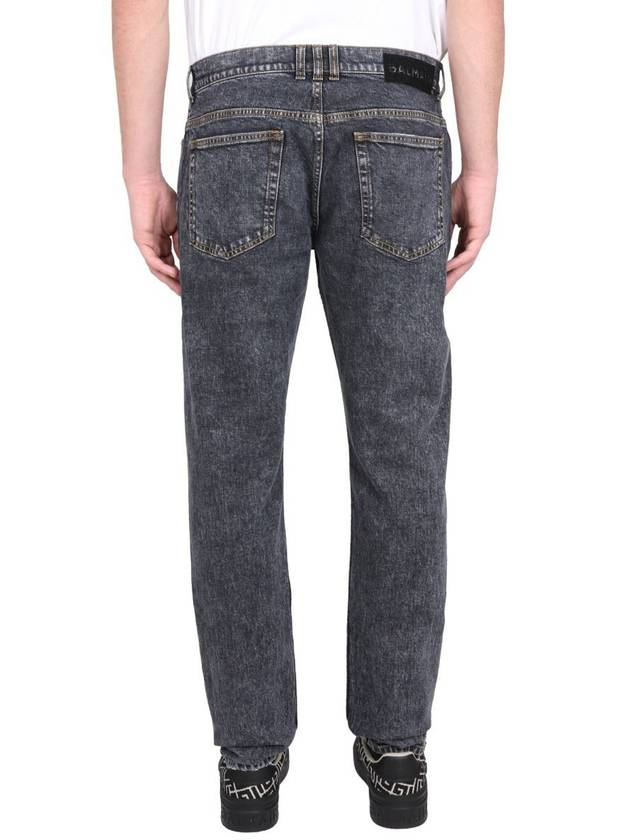 Denim Straight Jeans Blue - BALMAIN - BALAAN 5