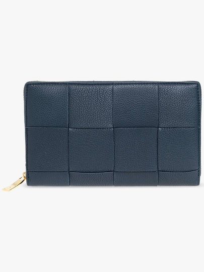 Intrecciato Zipper Long Wallet Navy - BOTTEGA VENETA - BALAAN 2