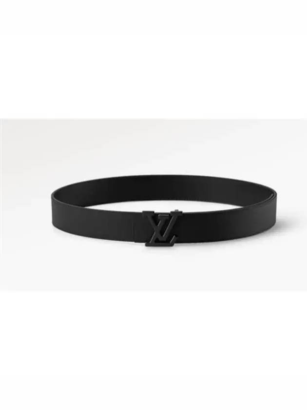 LV Aerogram 35mm leather belt black - LOUIS VUITTON - BALAAN 3