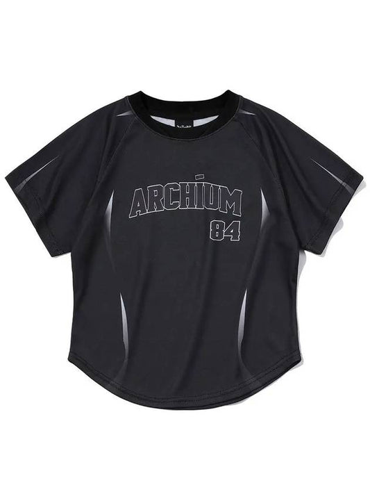 Archium Crop Jersey Black - CRUMP - BALAAN 1