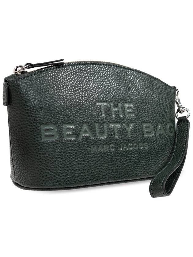 Marc Jacobs Leather Makeup Bag, Women's, Green - MARC JACOBS - BALAAN 4