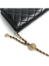 24K Classic Gold Ball WOC Black AP1450 Shoulder Bag - CHANEL - BALAAN 6