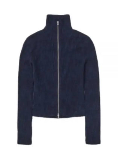 Slim Linen Zip-Up Jacket Navy - OUR LEGACY - BALAAN 2