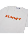 Embroidered Logo Short Sleeve T-Shirt White - SUNNEI - BALAAN 4