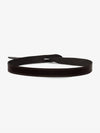 Lecce Knotted Leather Belt Black - ISABEL MARANT - BALAAN 3