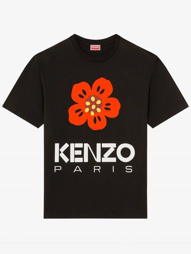 Boke Flower Short Sleeve T-Shirt Black - KENZO - BALAAN 2