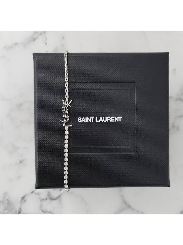 Opyum Charm Bracelet Silver - SAINT LAURENT - BALAAN 3