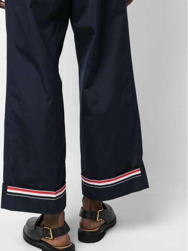 Typewriter Fit 5 Slacks Blue - THOM BROWNE - BALAAN 3